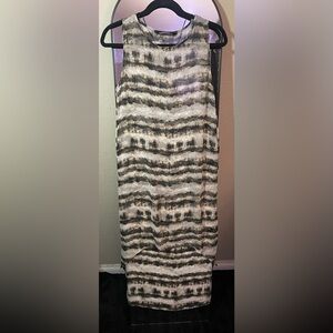 Stylish Gray Patterned Women's Skirt